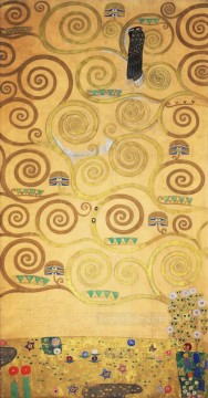 Gustavo Klimt Painting - Nueve caricaturas para la ejecución de un friso de oro de Gustav Klimt
